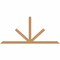 Ekena Millwork Saratoga Timber Gable Bracket, Western Red Cedar, 84"W x 38"H x 1 1/2"D x 3 1/2"F, 11/12 Pitch GBW084X38X0204SAR00SWR - alternate 1
